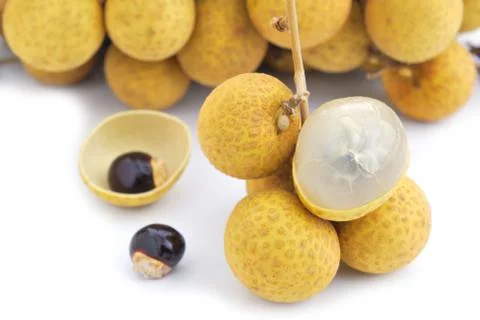 Fresh longan Stock Photos