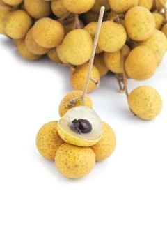 Fresh longan Stock Photos