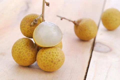 Fresh longan Stock Photos