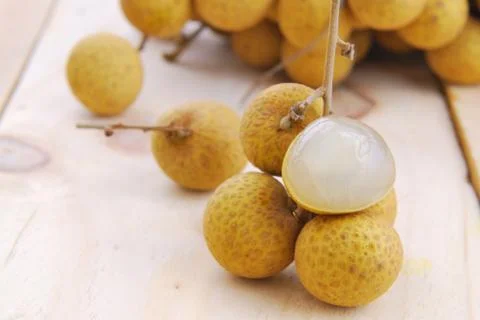 Fresh longan Stock Photos