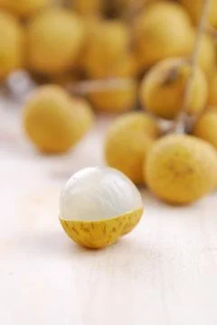 Fresh longan Stock Photos