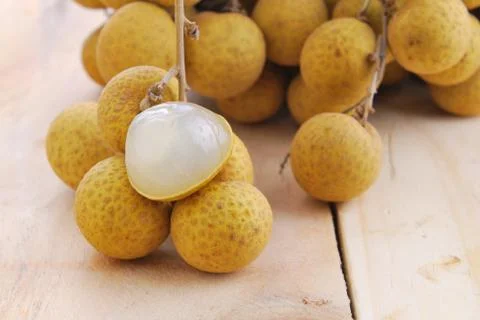 Fresh longan Stock Photos
