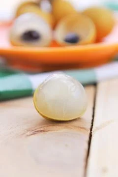Fresh longan Stock Photos