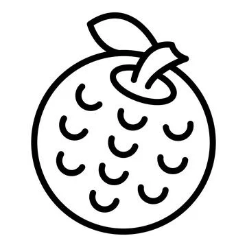 Fresh lychee fruit showing its rind and stem Stock Illustration