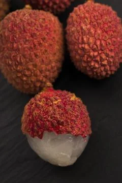 Fresh lychee Stock Photos