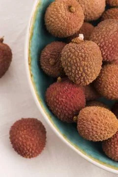 Fresh lychee Stock Photos