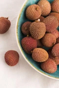 Fresh lychee Stock Photos