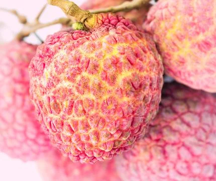 Fresh lychee Stock Photos
