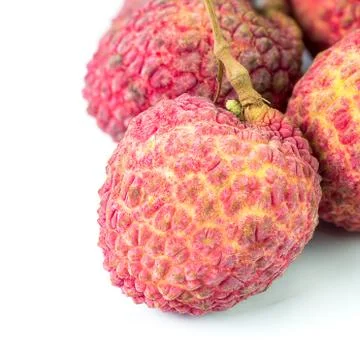 Fresh lychee Stock Photos