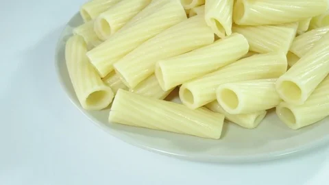 Fresh Macaroni Pasta Stock Footage 92543616