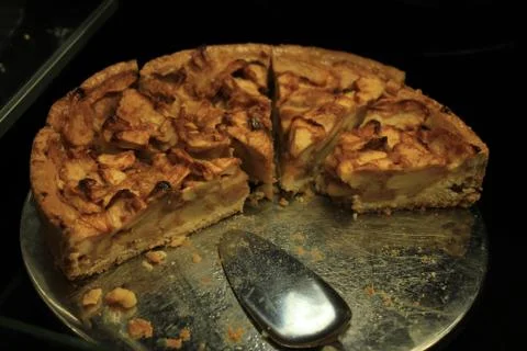 Fresh made Applepie Stock-Fotos