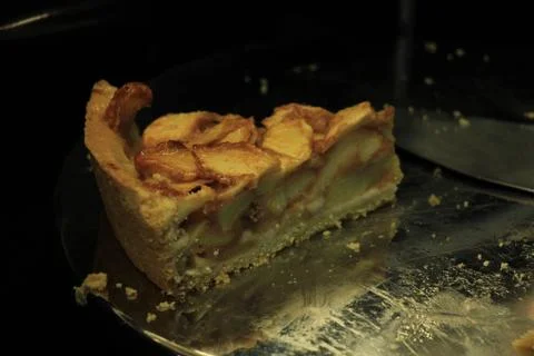 Fresh made applepie Stock Photos