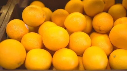 Fresh mandarin or oranges in the store. Stock Footage 87958828