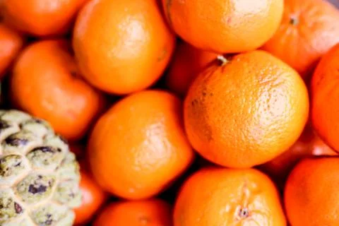 Fresh mandarin oranges Stock Photos