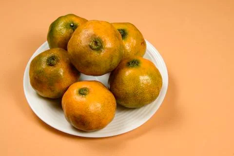 Fresh mandarin oranges Stock Photos
