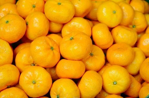 Fresh Mandarin Oranges Stock Photos