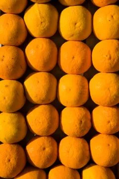 Fresh mandarin oranges texture Stock Photos