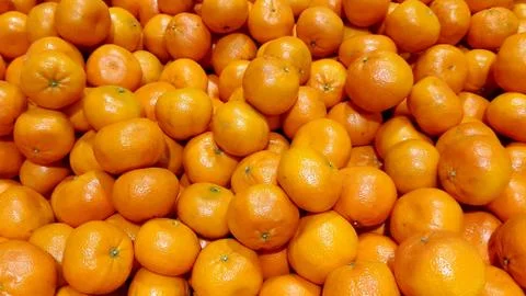 Fresh mandarin oranges texture Stock Photos