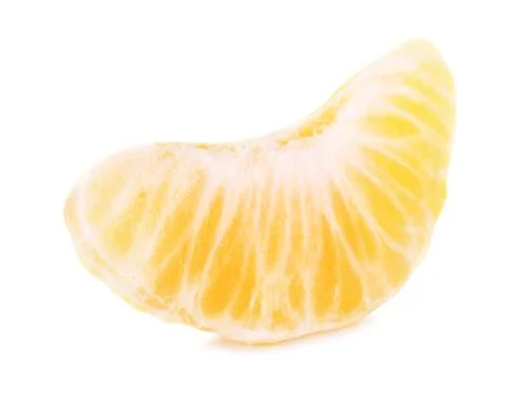 Fresh Mandarin Slice Stock Photos