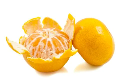 Fresh mandarins Stock Photos