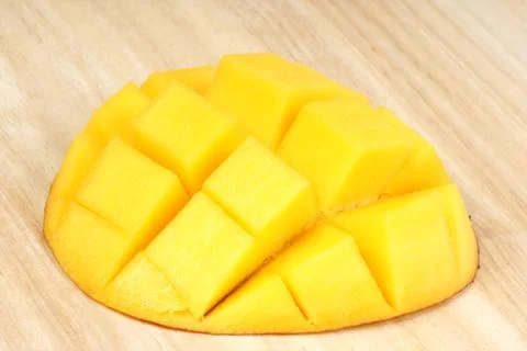 Fresh mango close-up Stock Photos