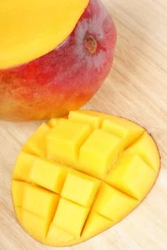 Fresh mango close-up Foto stock