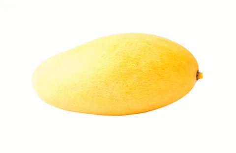 Fresh mango fruit on white background Stock Photos
