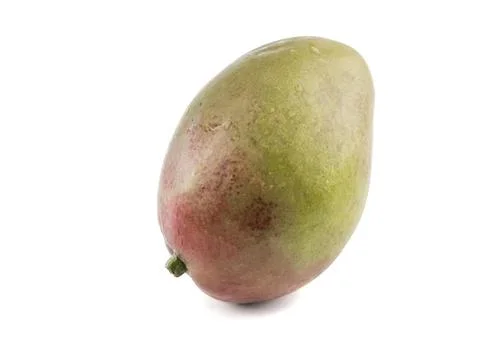 Fresh mango fruit on white background Stock Photos