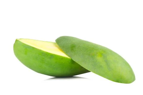 Fresh mango isolated on white background Stock Photos