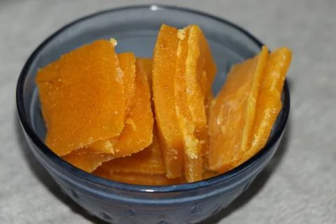 Fresh mango slice refreshed in india Stock Photos