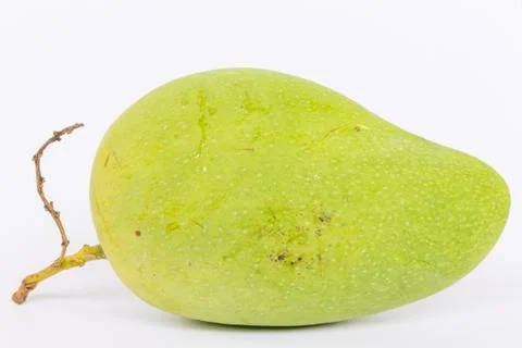 Fresh mango on white background Stock Photos