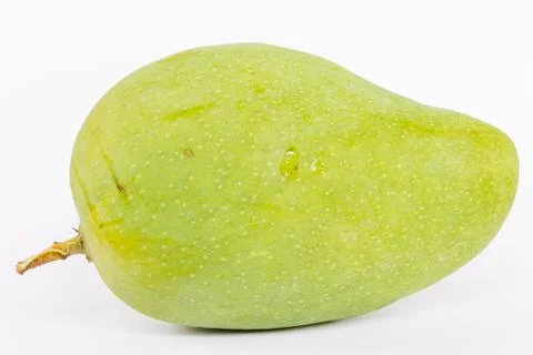 Fresh mango on white background Stock Photos