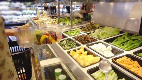 Fresh mart shopping Stock Footage 79040196