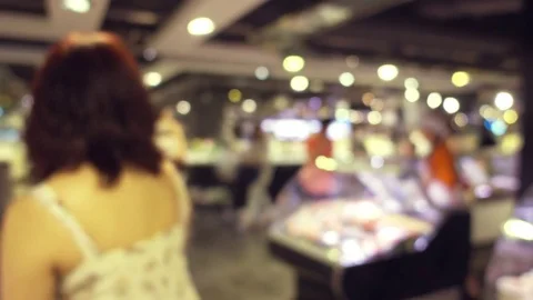 Fresh mart shopping Stock Footage 79046103