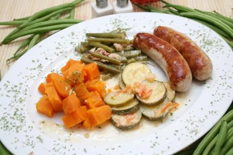 Fresh meal Foto stock