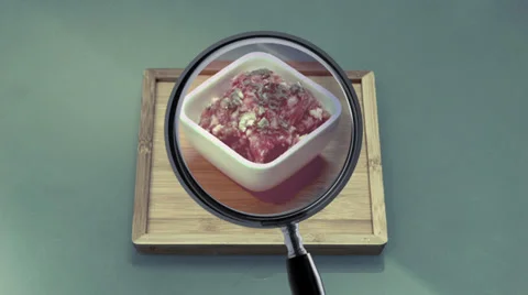 Fresh meat with fungus visualization Vidéo 37341172