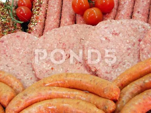 Fresh meat Stock Photos