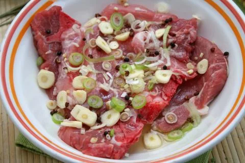 Fresh meat Foto stock