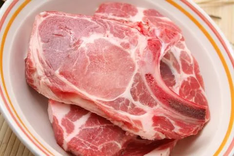 Fresh meat Stock Photos