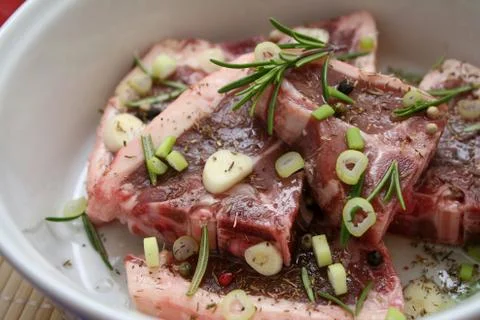 Fresh meat Stock Photos