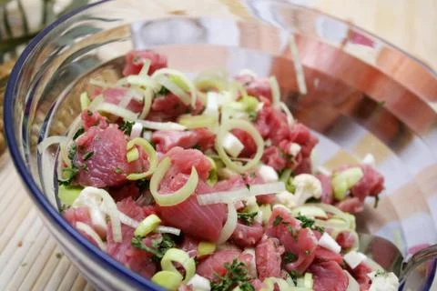 Fresh meat Stock Photos