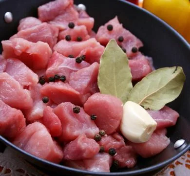 Fresh meat Stock Photos