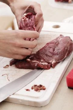 Fresh meat Stock Photos