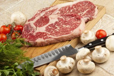Fresh meat Stock Photos