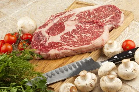 Fresh meat Stock Photos