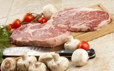 Fresh meat Stock Photos