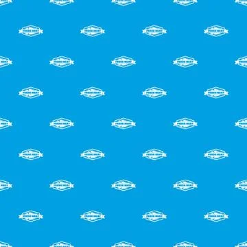 Fresh meat product pattern vector seamless blue Illustrazione stock