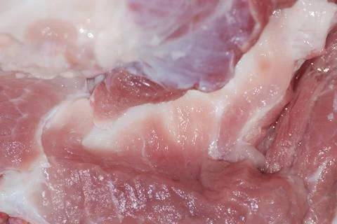 Fresh meat texture red background Stock-Fotos