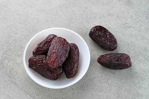Fresh Medjool Dates Fruit  Stock-Fotos