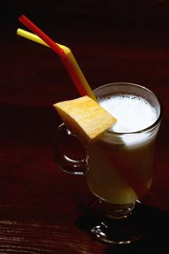 Fresh melon juice Stock Photos